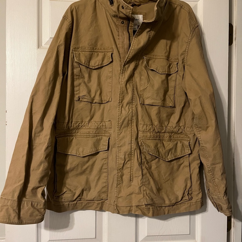 Old Navy Men's Brown Military Jacket